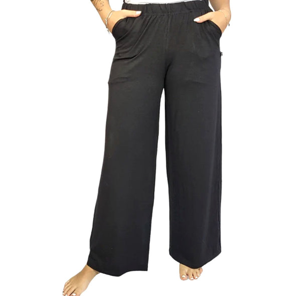 Calça Wide leg pijama homewear Versátil (Monte seu Preguistê) - Lançamento de nova cor (mescla) - entrega da nova cor a partir de 10/06/23